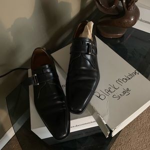 Black Monkstrap Single Custom Made Shoes
